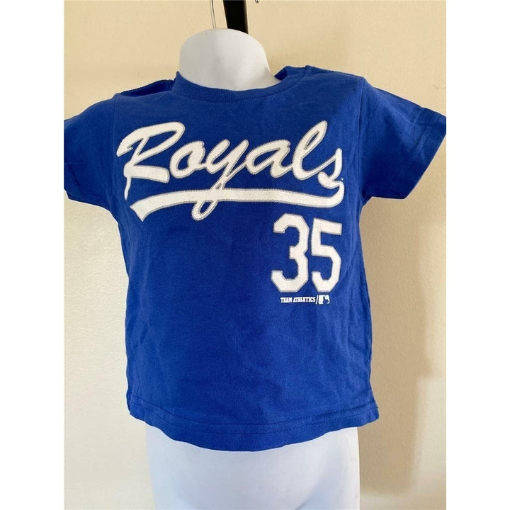 Kansas City Royals 35 Eric Hosmer Infant Size 2T Blue Shirt Image 1