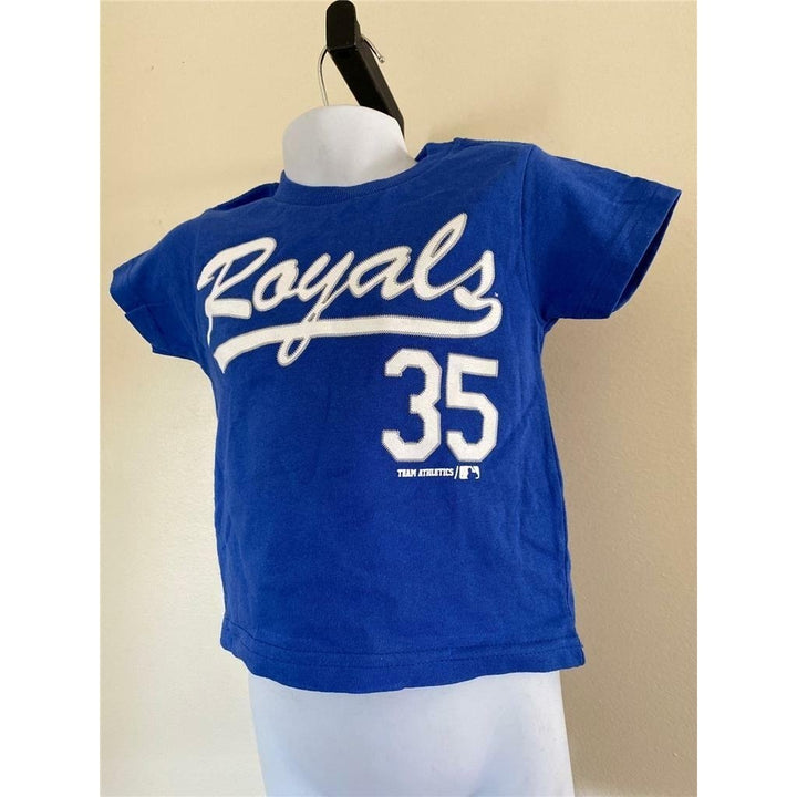 Kansas City Royals 35 Eric Hosmer Infant Size 2T Blue Shirt Image 2