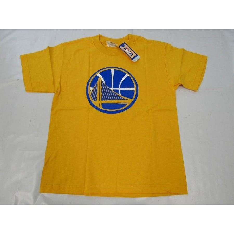 Golden State Warriors 10 Damion Lee Mens Size L Yellow Gold Shirt Image 1