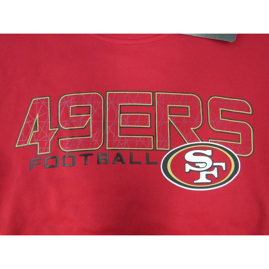 San Francisco 49ers Mens Size S Small Majestic Polyester Red Sweatshirt Image 3