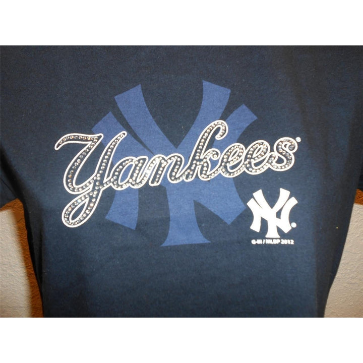 NY York YANKEES WOMENS Large L GIII Carl Banks Brand Shirt 30 Image 3