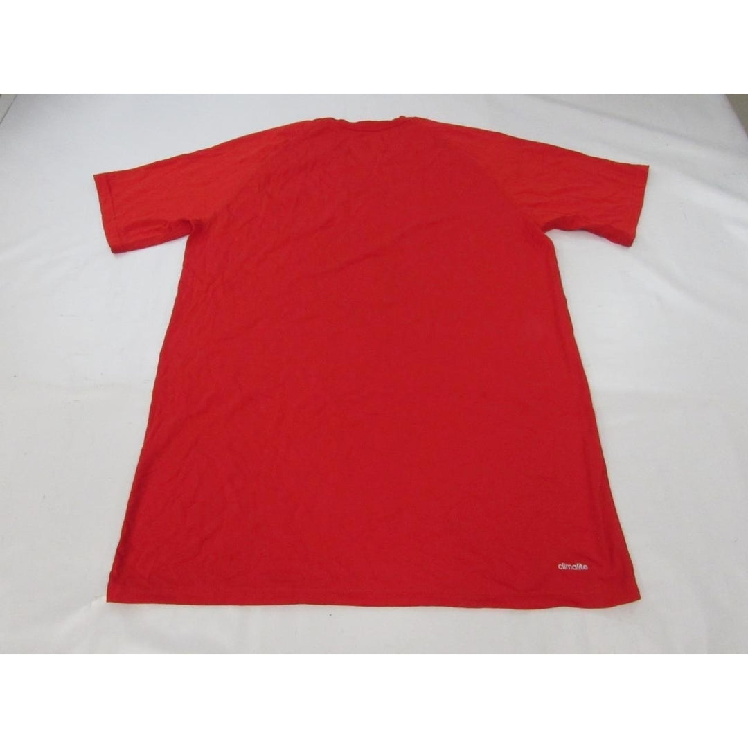 Los Angeles Clippers Christmas Mens Size XLT Red Adidas Climalite Shirt Image 2