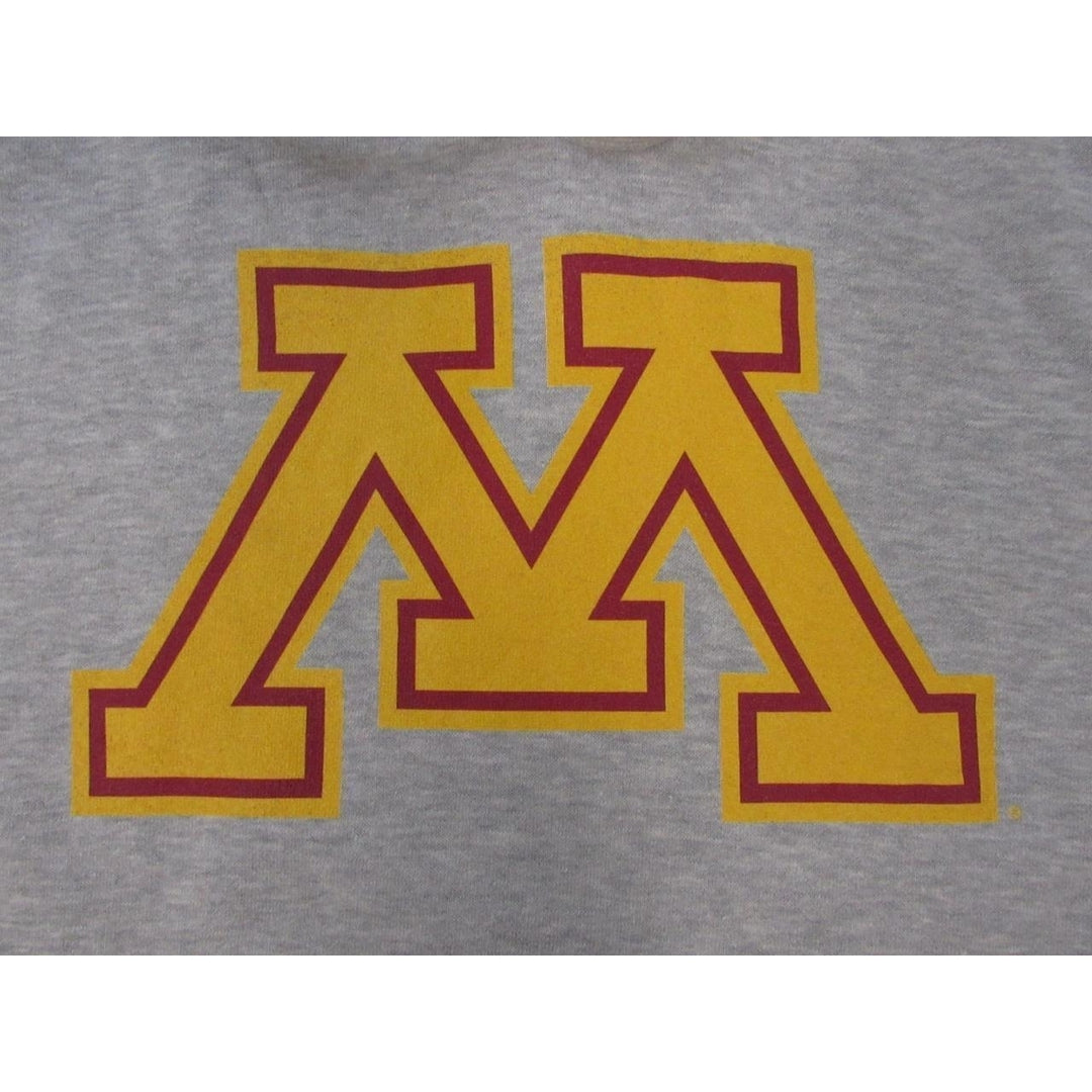 Minnesota Golden Gophers Mens Size 3XL Light Gray Hoodie Image 3