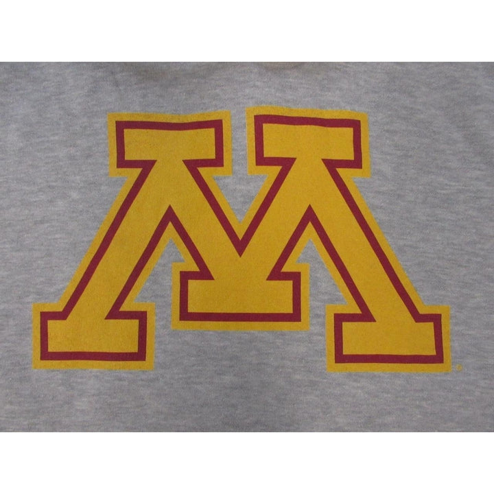 Minnesota Golden Gophers Mens Size 3XL Light Gray Hoodie Image 3