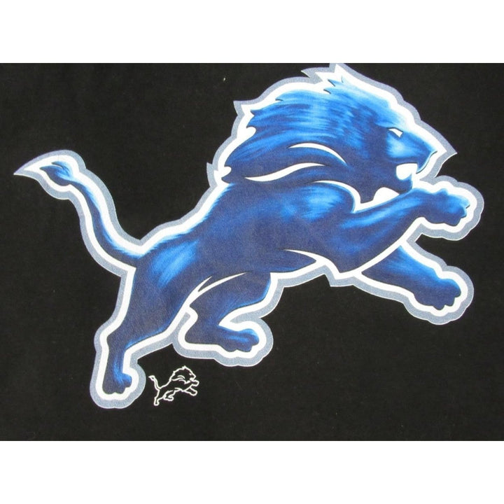 Detroit Lions Mens Size 4XL 4XLarge Black Hoodie Image 3