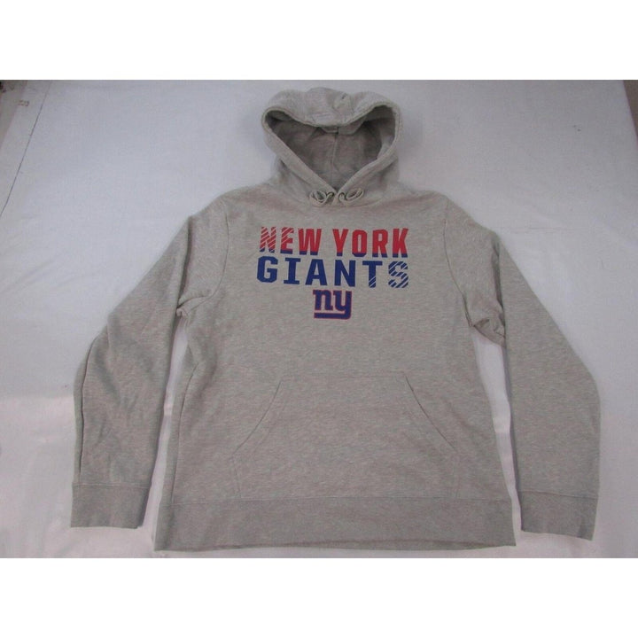 York Giants Mens Size XL XLarge Gray Hoodie Image 1