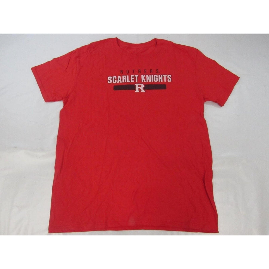 Rutgers Scarlet Knights Mens Size XL XLarge Red Shirt Image 1