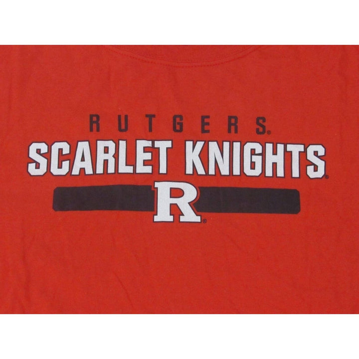 Rutgers Scarlet Knights Mens Size XL XLarge Red Shirt Image 3