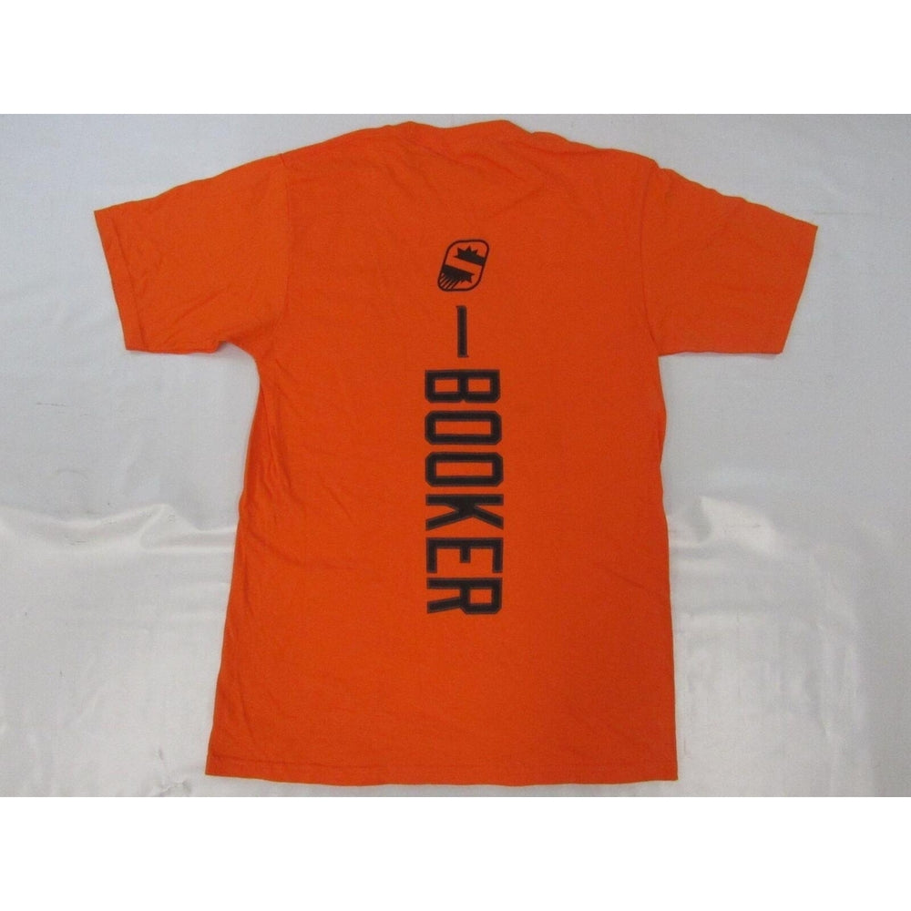 Phoenix Suns 1 Devin Booker Mens Size S Small Orange Shirt Image 2