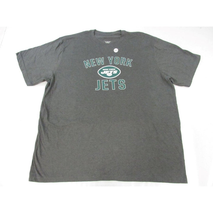 York Jets Mens Size 3XL-Tall 3XLarge-Tall Dark Gray Shirt Image 1