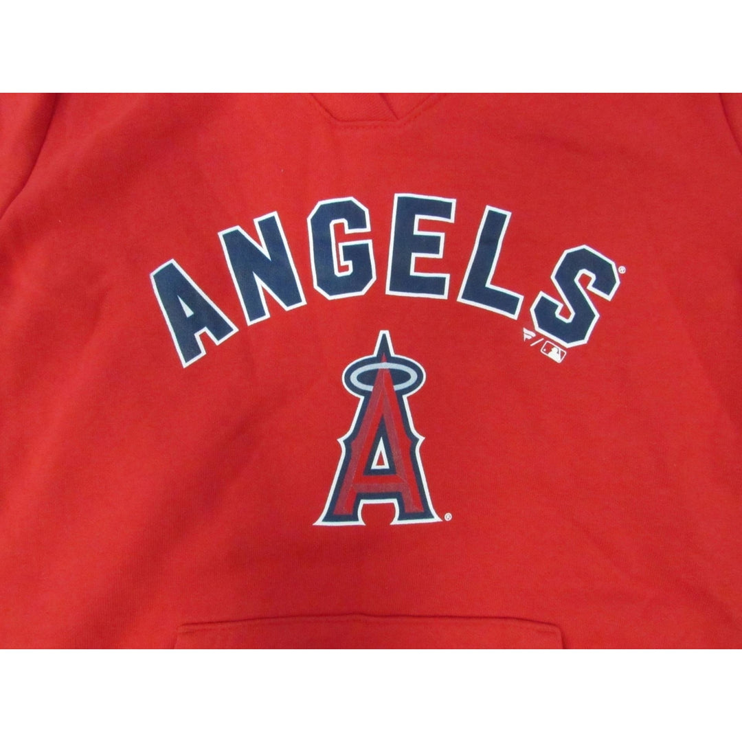 Los Angeles Angels 22 David Fletcher Womens Size S Small Red Hoodie Image 3