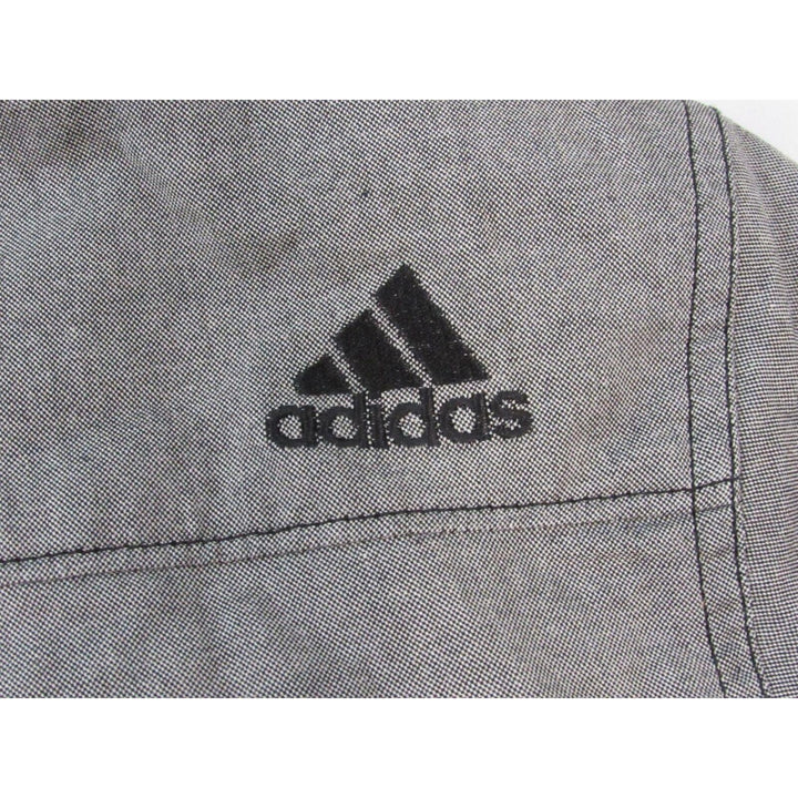 Los Angeles Clippers Mens Size L Large Adidas Gray Full Button Shirt Image 4