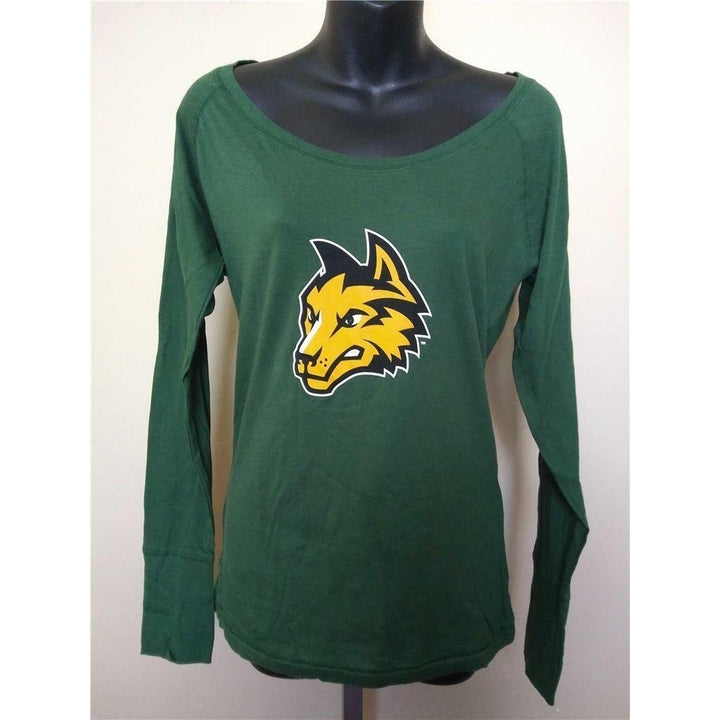 Minor Flaw Wright State Raiders Womens Size S Green J. America Shirt Image 1