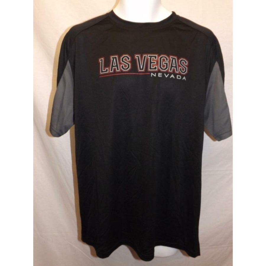 Las Vegas Nevada Mens Size XL XLarge Black Performance Shirt Image 1