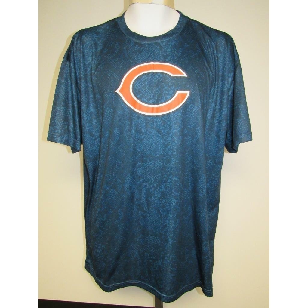 Chicago Bears Mens Size L Large Blue Zubaz Performance Shirt Image 1