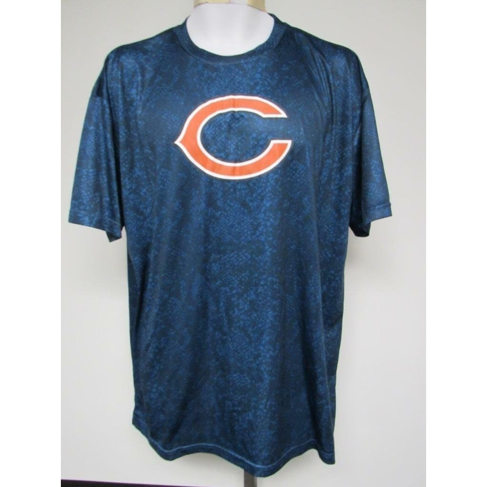 Chicago Bears Mens Size L Large Blue Zubaz Performance Shirt Image 2