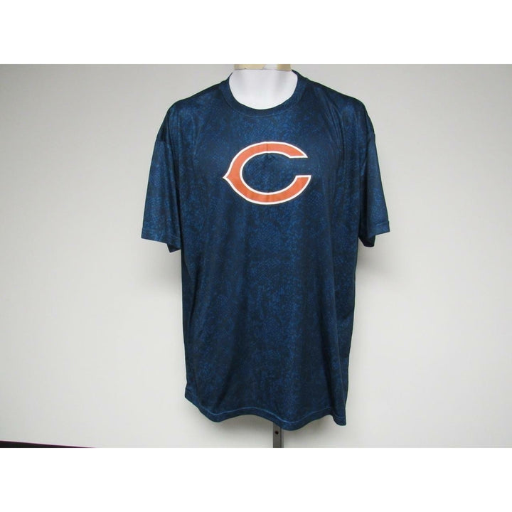 Chicago Bears Mens Size L Large Blue Zubaz Performance Shirt Image 3