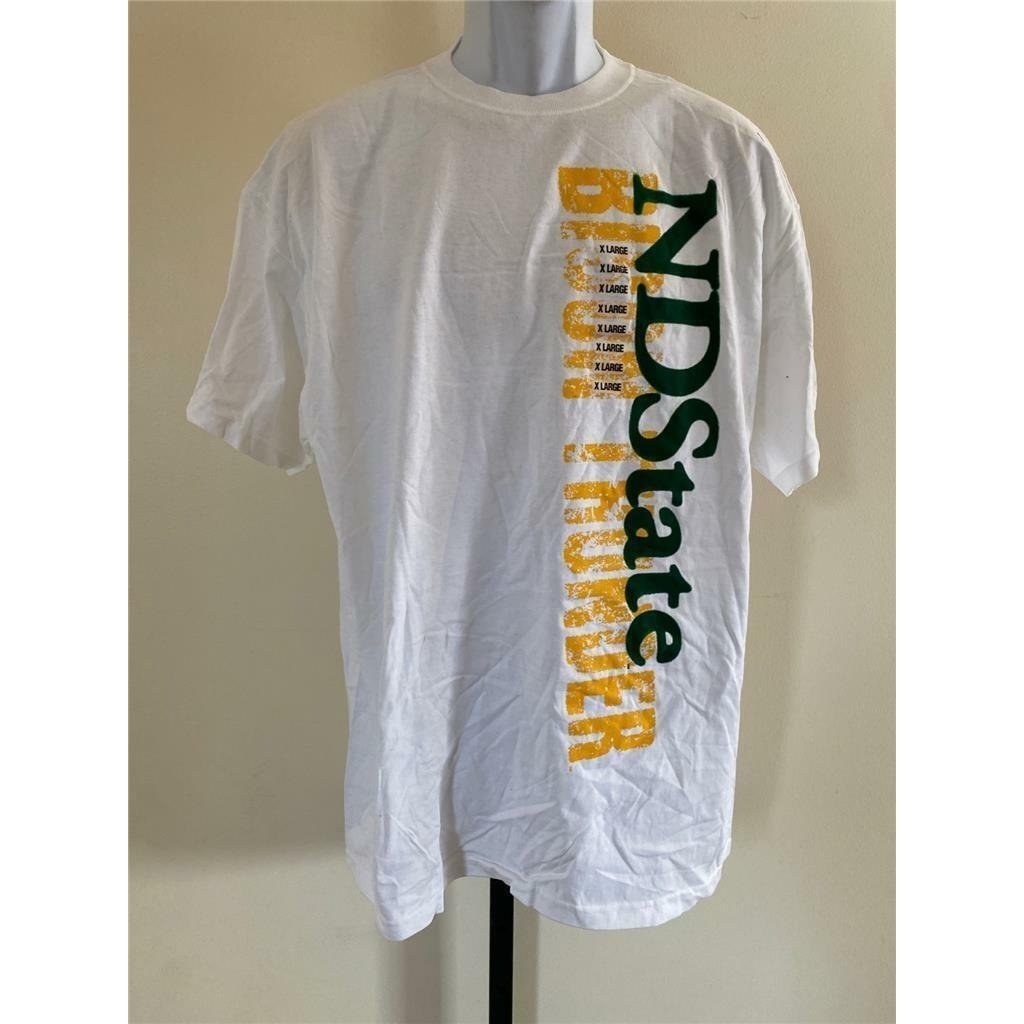 North Dakota State Bison Mens Size XL White Shirt Image 1