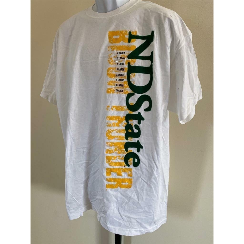 North Dakota State Bison Mens Size XL White Shirt Image 2