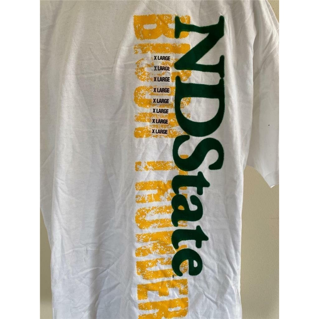 North Dakota State Bison Mens Size XL White Shirt Image 3