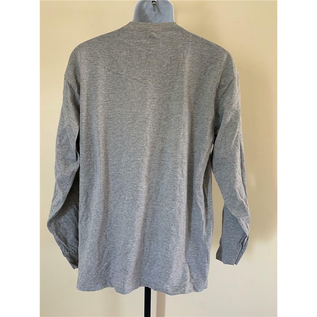 Virgina Cavaliers Mens Size L Large Gray Long Sleeve Shirt Image 3