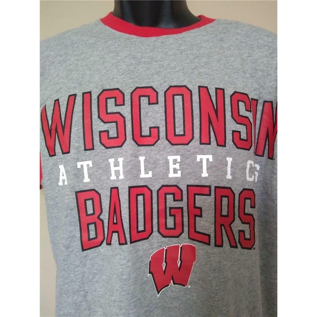 Wisconsin Badgers Mens Size S Small Gray High Hands Shirt Image 2