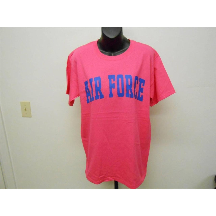 AIR FORCE Mens Adult PINK LARGE L Shirt Image 1