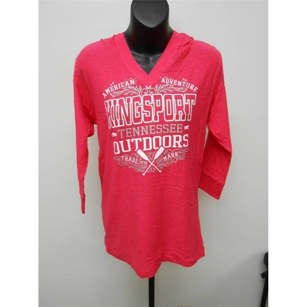 Kingsport TN Tennessee Womens Size M Medium Hooded Shirt Image 1