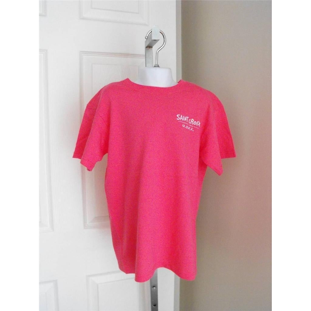 Saint Croix USVI "Girls just wanna have sun." Youth Size M Medium T-Shirt Image 1