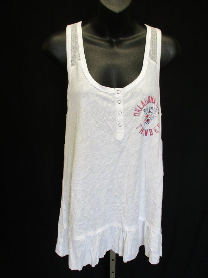 Oklahoma Thunder Womens Size 2XL 2 X-Large White Tank Top Touch MSRP 35 Image 1