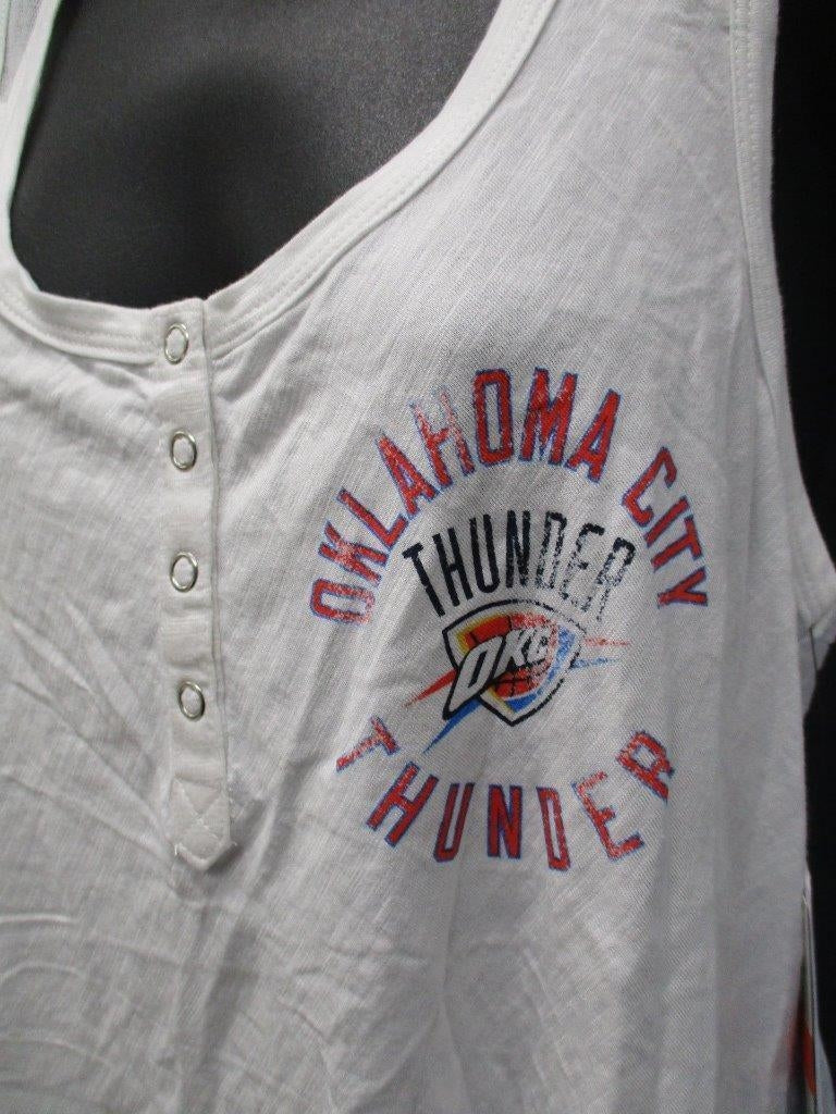 Oklahoma Thunder Womens Size 2XL 2 X-Large White Tank Top Touch MSRP 35 Image 3