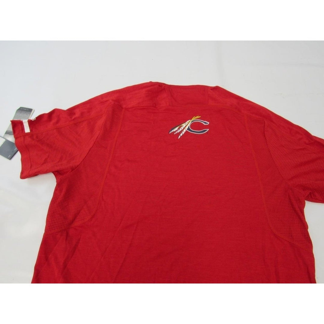 Catawba College Indians MENS Size L Large Red Adidas Shirt 50 Image 4