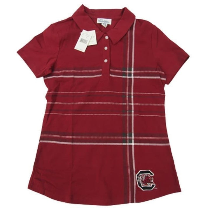 USC South Carolina Gamecocks Womens Size XS X-Small Button Polo Shirt 58 Image 2