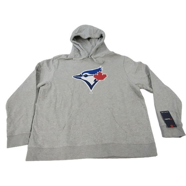 Toronto Blue Jays Mens Size 2XL Gray Hoodie Image 1