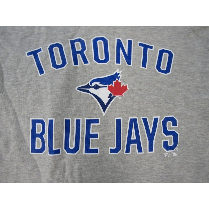 Toronto Blue Jays Mens Size L Large Gray Hoodie Image 3