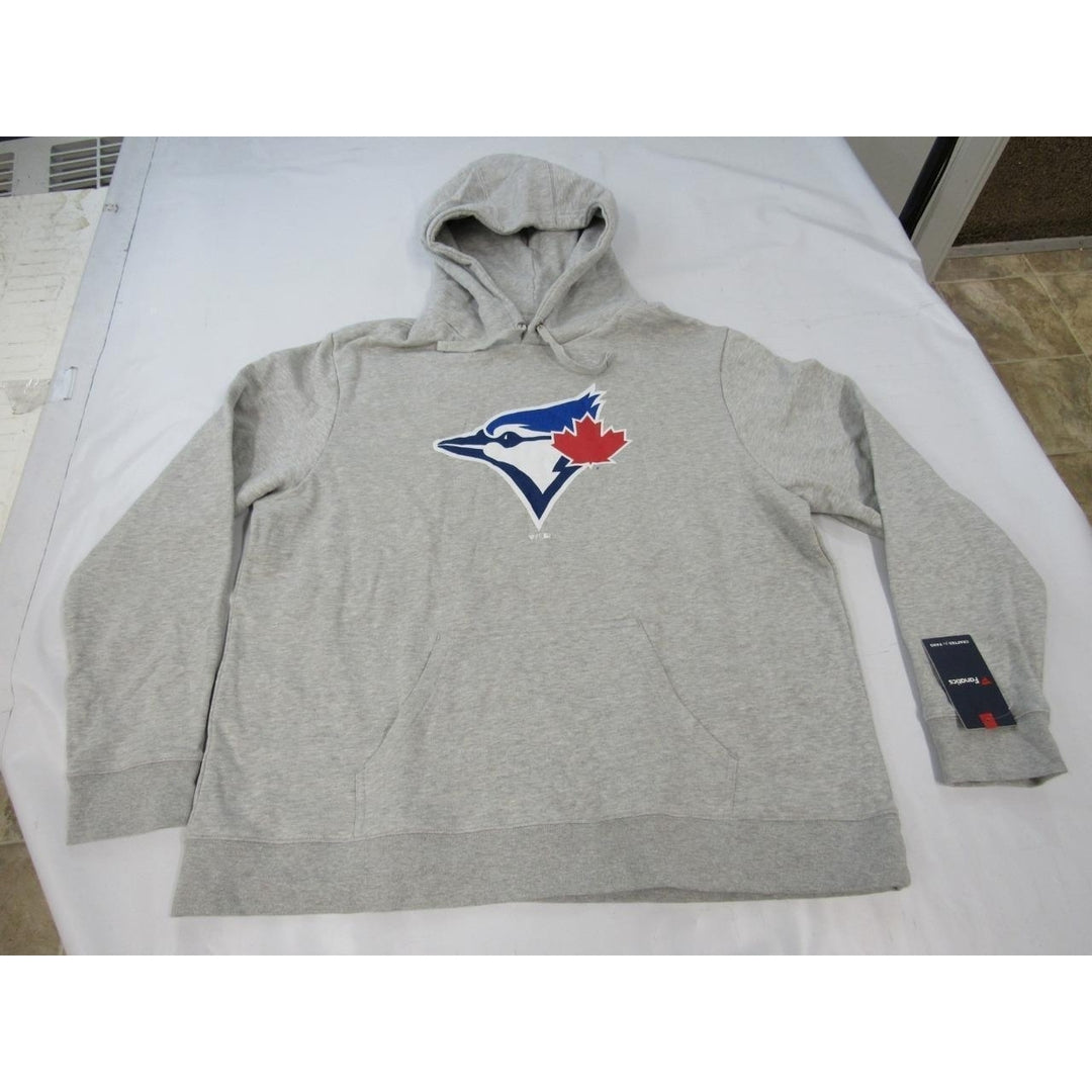 Toronto Blue Jays Mens Size 2XL Gray Hoodie Image 4