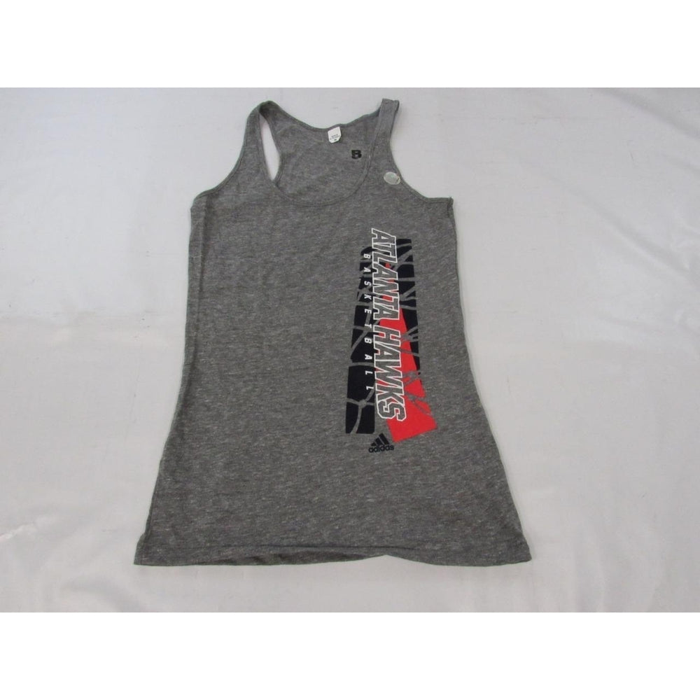 Atlanta Hawks Womens Size M Medium Gray Tank Top Shirt Image 2