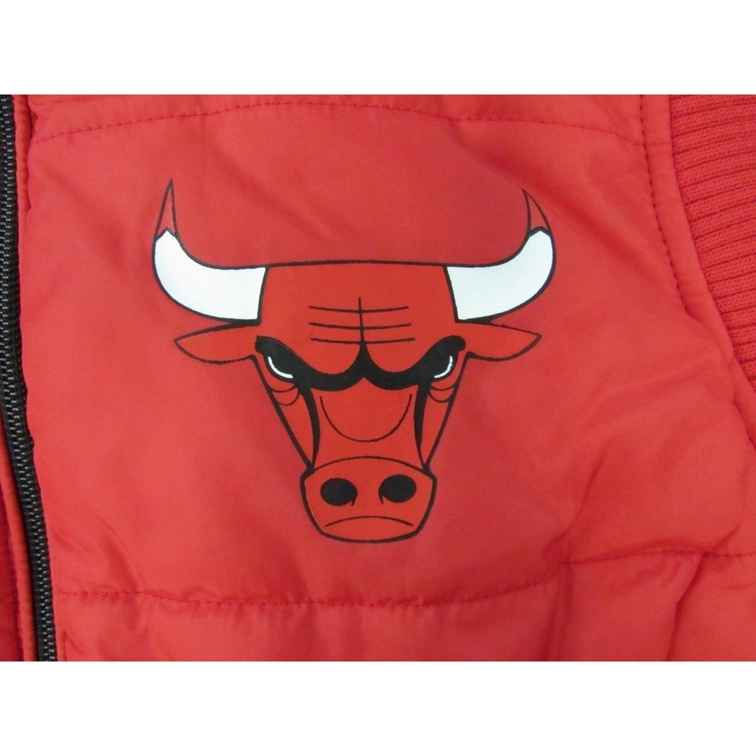 Chicago Bulls Womens Size S Small Red Full-Zip Vest Image 3