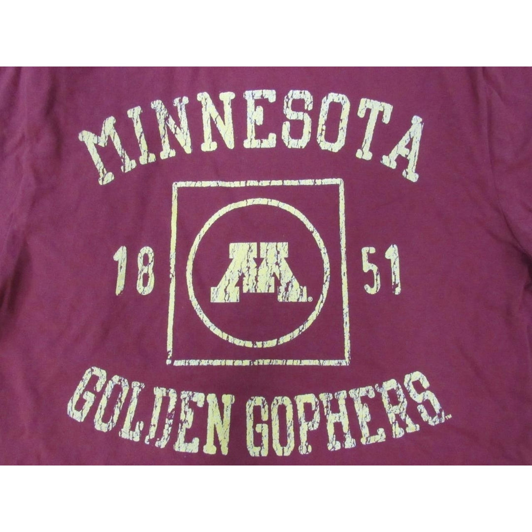 Minnesota Golden Gophers 1851 Mens Size S Small Maroon Long Sleeved Shirt Image 3