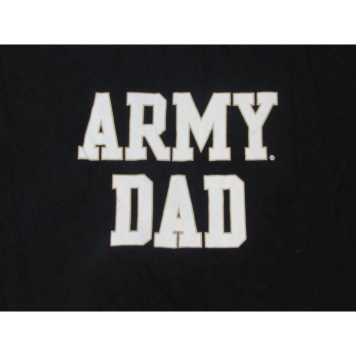 U.S. Military Academy Black Knights Army Dad Mens Size XL XLarge Black Shirt Image 3