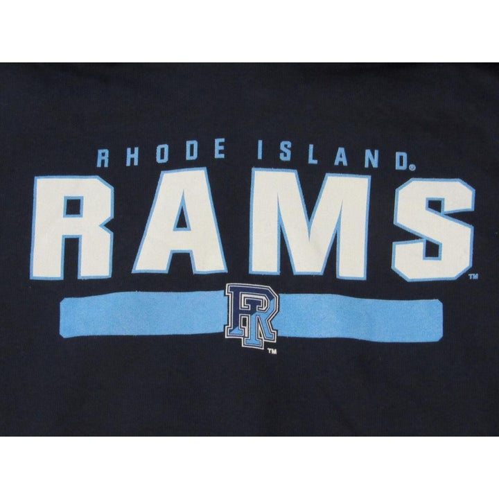 Rhode Island Rams Mens Size L Large Navy Blue Hoodie Image 3