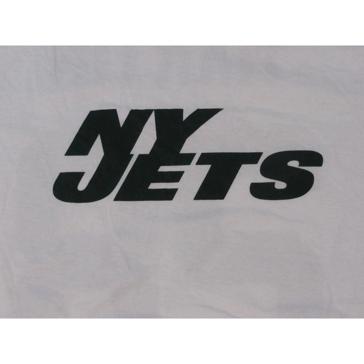 York Jets 28 Curtis Martin Mens Size L Large White Shirt Image 3