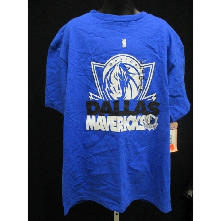 Dallas Mavericks Basketball Youth Size M Medium Majestic Blue Shirt Image 1