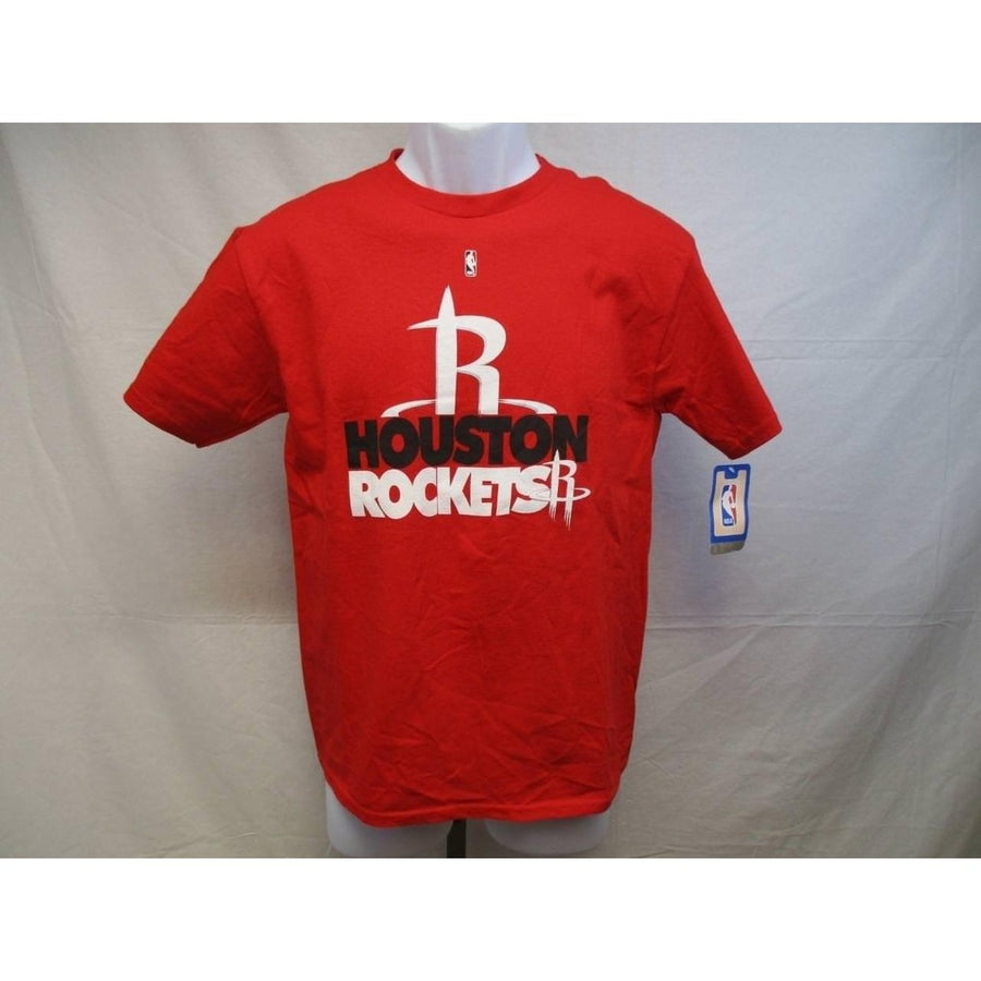 Houston Rockets Youth Size Large L Majestic Red Shirt MSRP 18 Image 1