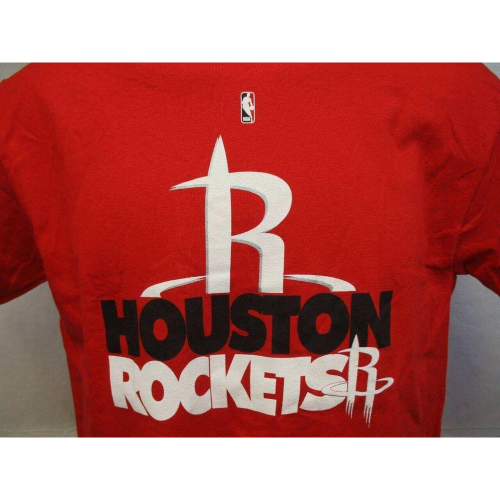 Houston Rockets Youth Size Large L Majestic Red Shirt MSRP 18 Image 2