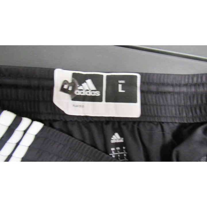 Portland Trailblazers Mens Size L Large Adidas Black Practice Shorts Image 1