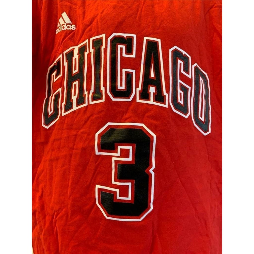 Chicago Bulls 3 Shaquille Harrison Kids Size L Large Red Adidas Shirt Image 2