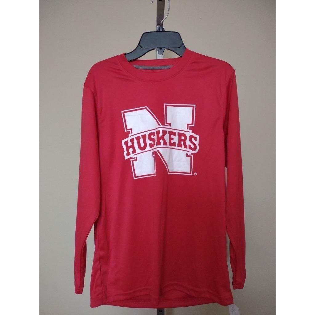 Nebraska Cornhuskers Youth Size L Large Red J. America Athletic Shirt Image 1