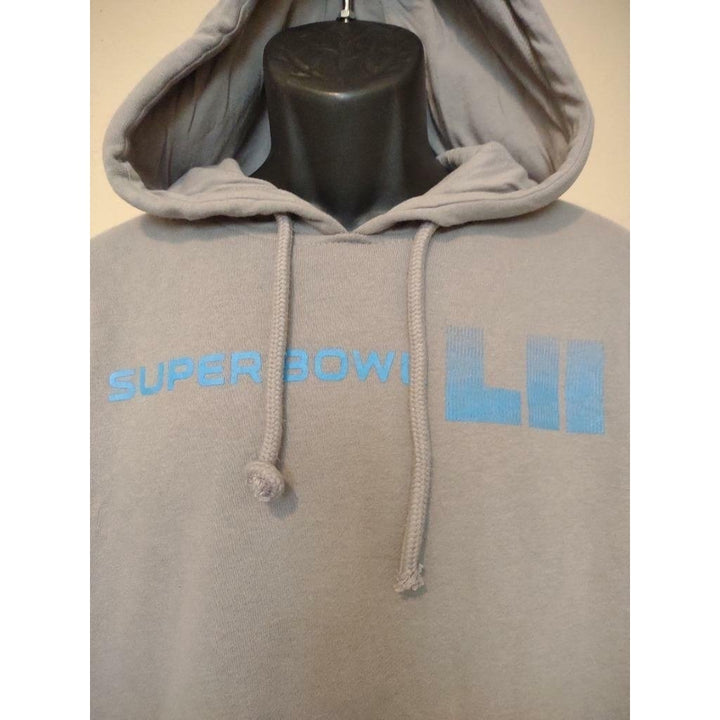 Super Bowl LII Mens Size M Medium Gray Hoodie MSRP 79.99 Image 2