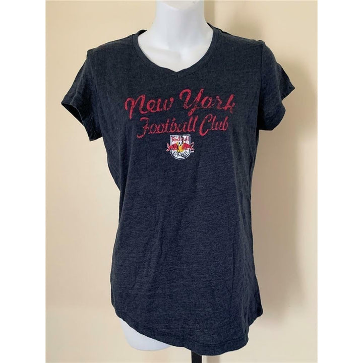 York City Football Club Womens Size M Gray Touch By Alyssa Milano Shirt Image 1